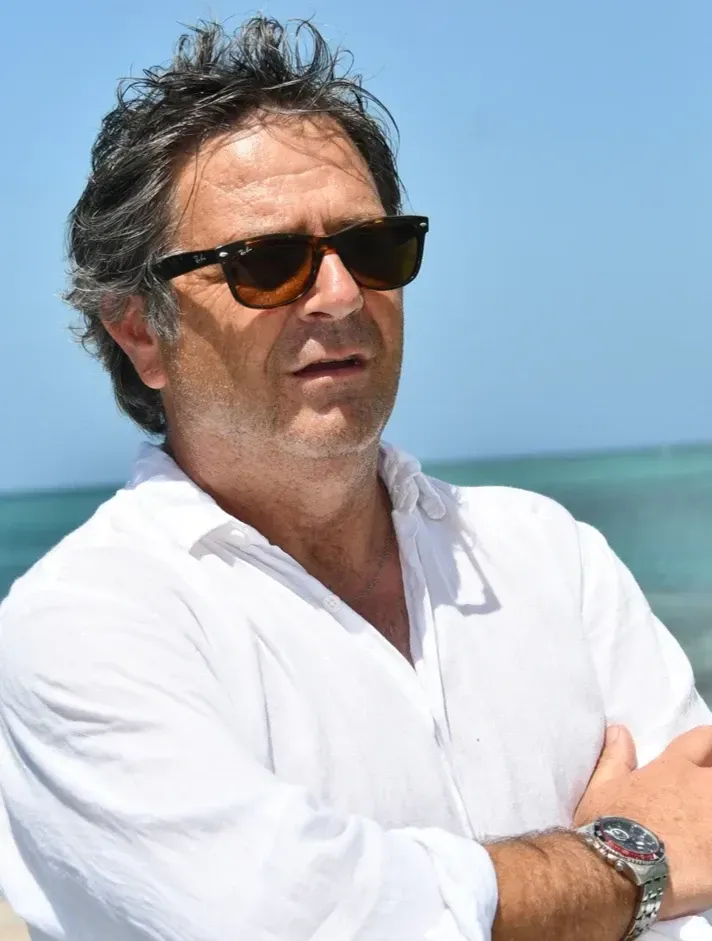 Eric Diaz face à la mer