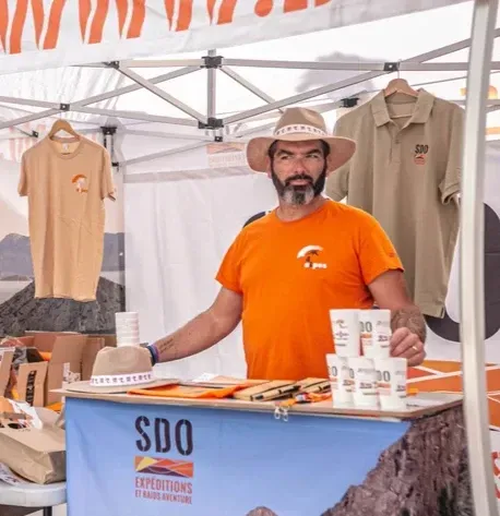 Pierre dans un stand SDO